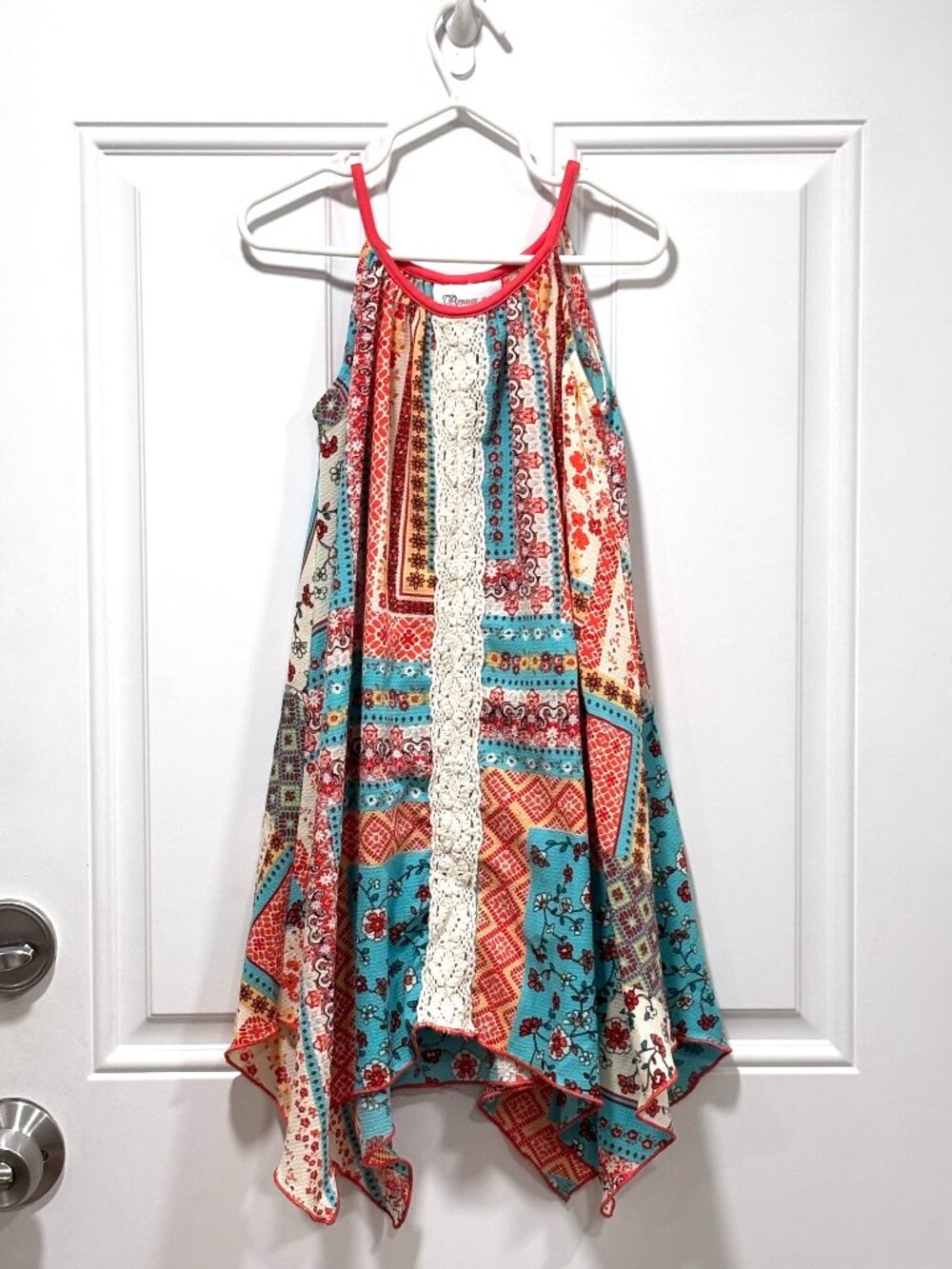 Bonnie Jean Girl's Boho Style Halter Dress - Size 5